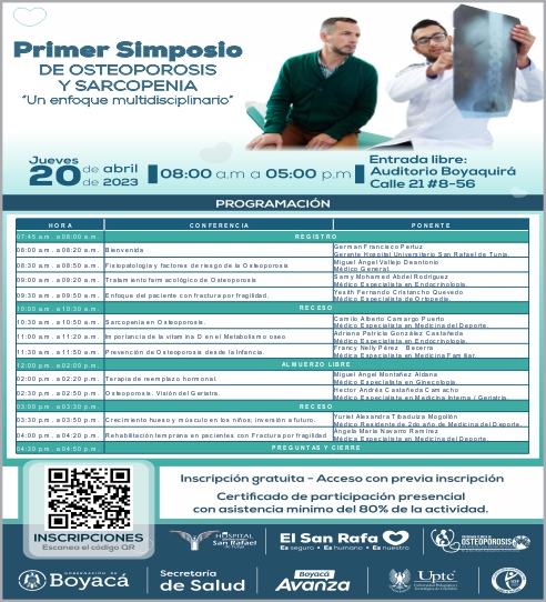 1° Simposio de Osteosíntesis y Sarcopenia 